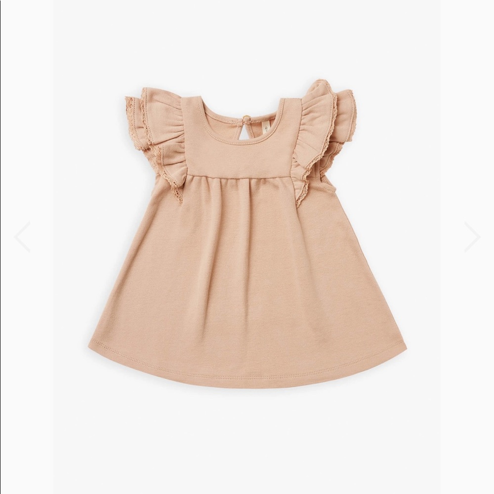 Quincy Mae Flutter Dress in Petal